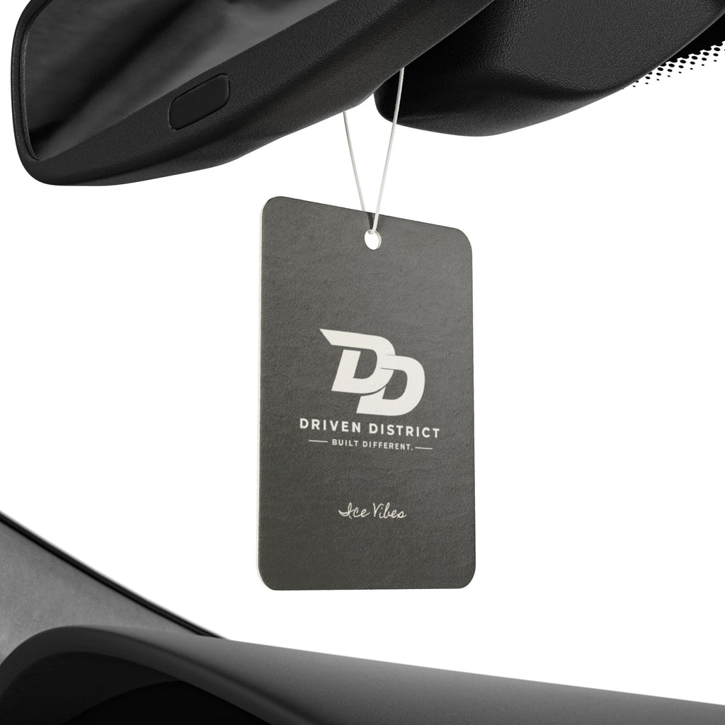 "Driven District" Car Air Freshener | Ice Vibes