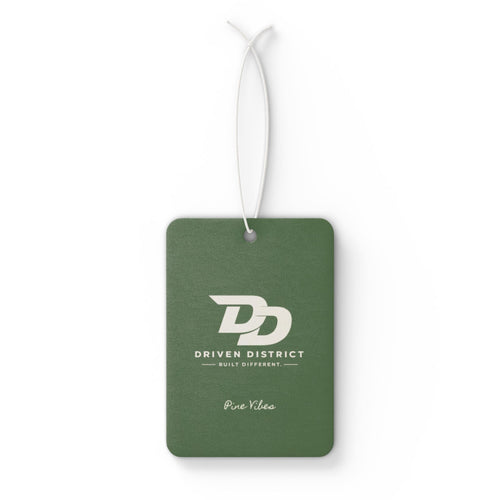 "Driven District" Car Air Freshener | Pine Vibes