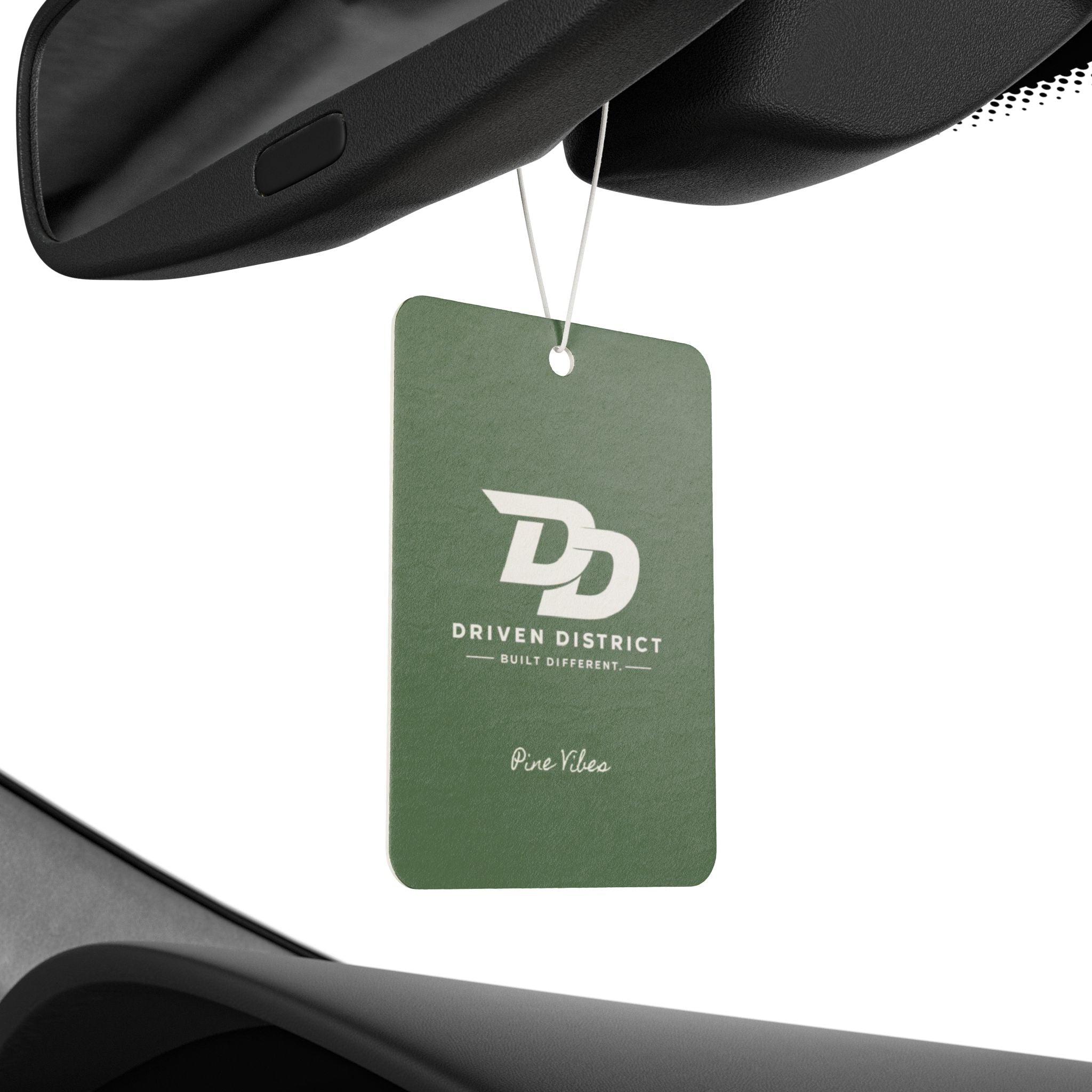 "Driven District" Car Air Freshener | Pine Vibes