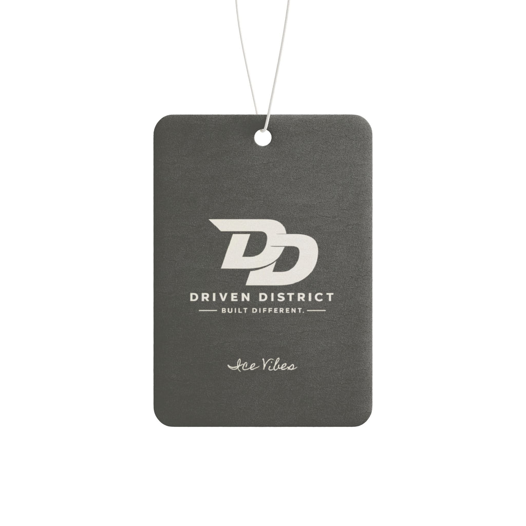 "Driven District" Car Air Freshener | Ice Vibes