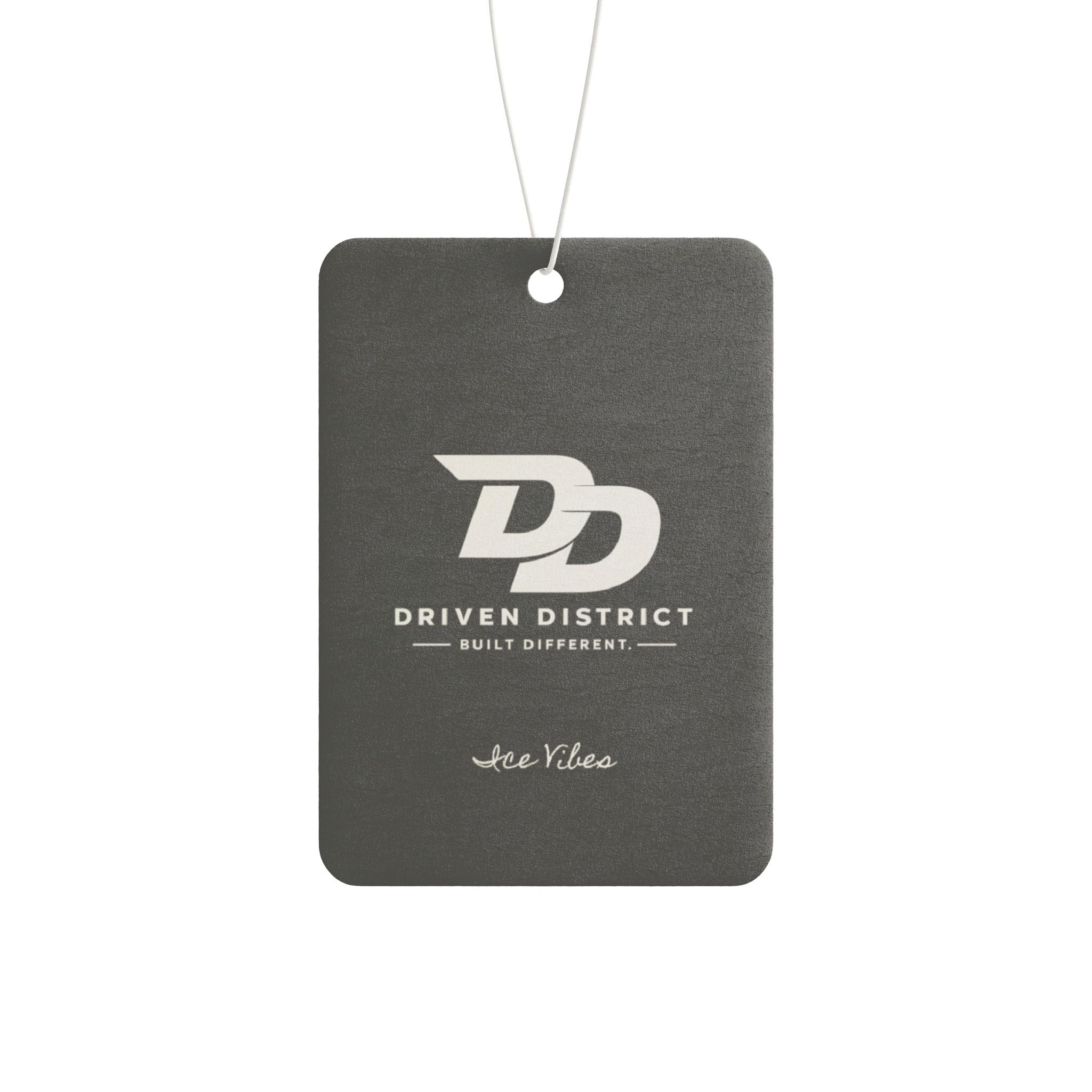 "Driven District" Car Air Freshener | Ice Vibes