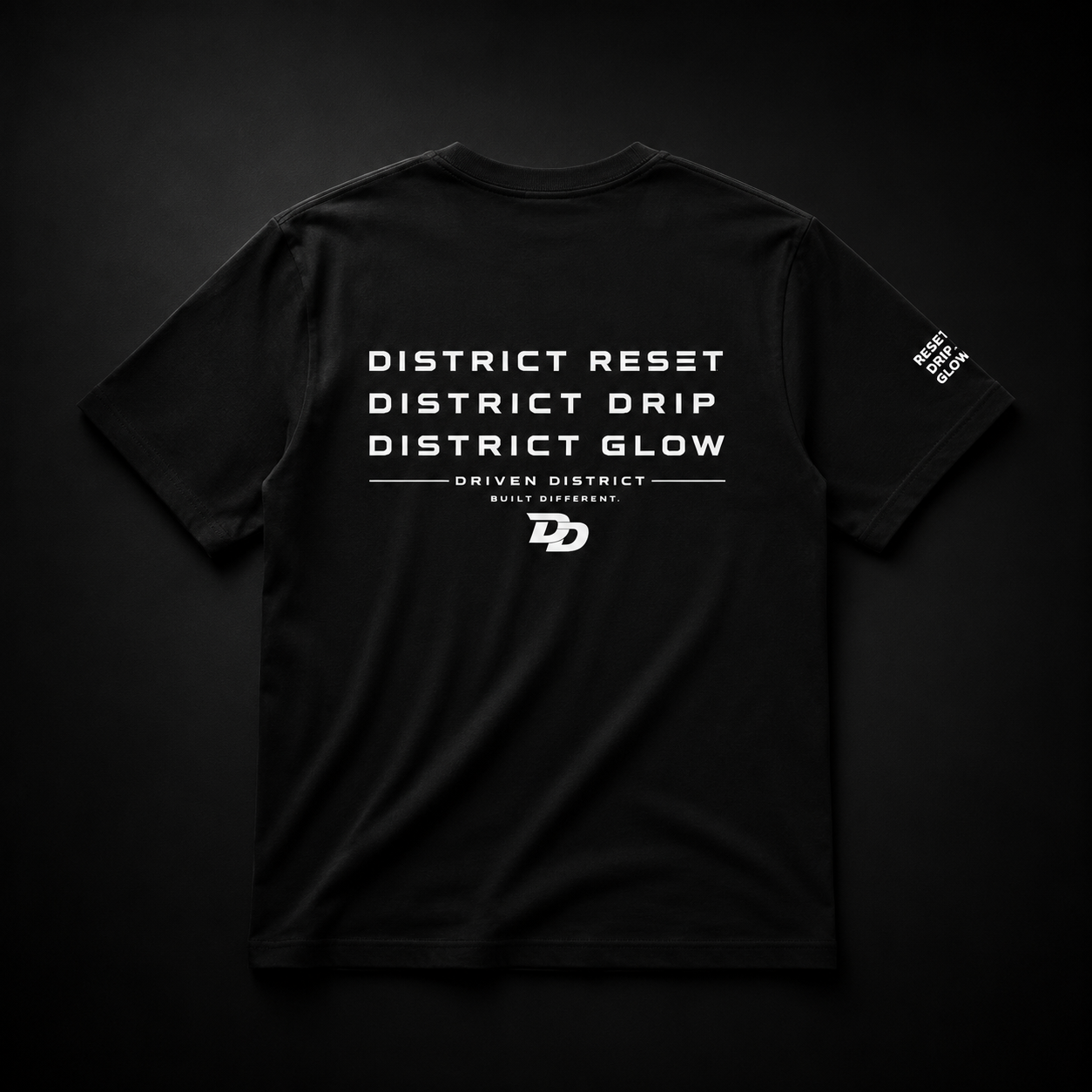 Driven District Signature Tee | DTF — Reset • Drip • Glow