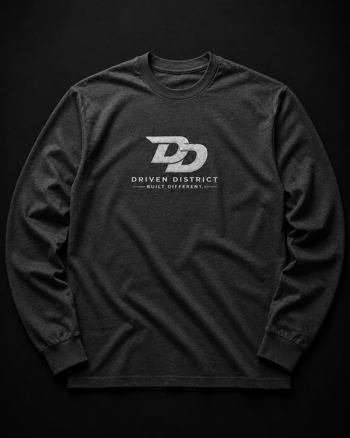 Grey 'Built Different" Long Sleeve