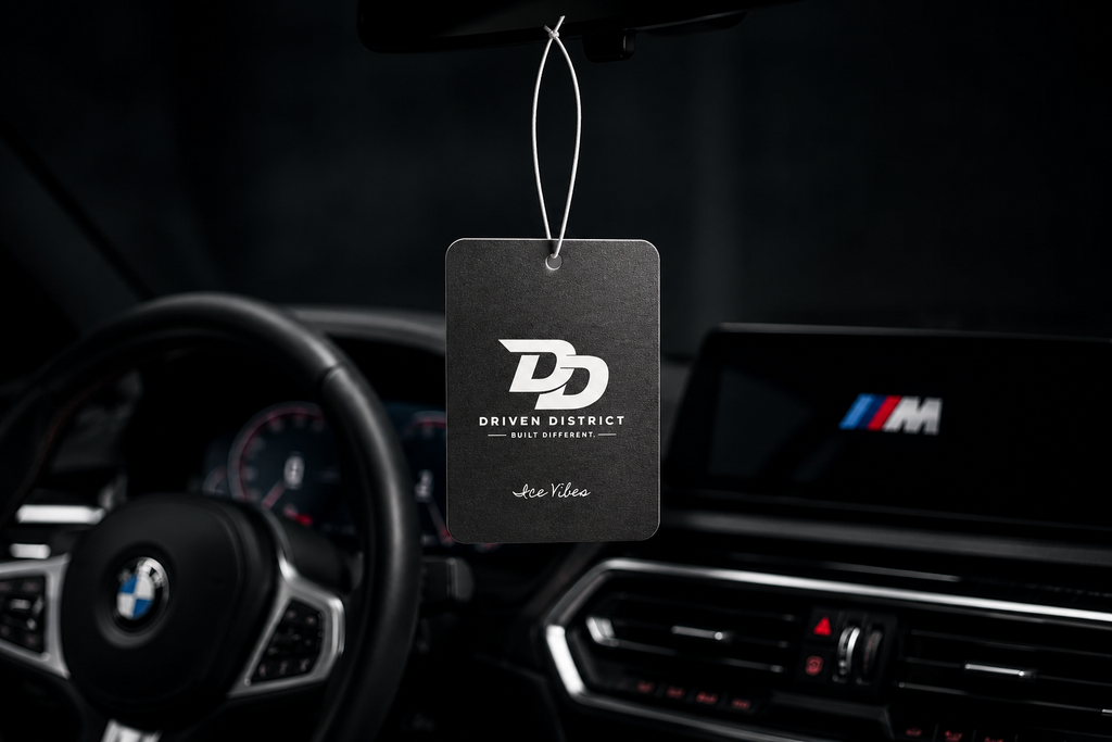 "Driven District" Car Air Freshener | Ice Vibes