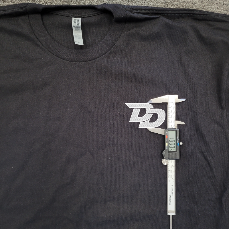 Plain 'DD' Black Tee