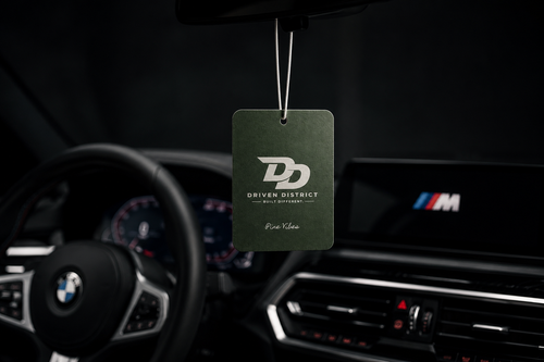 "Driven District" Car Air Freshener | Pine Vibes